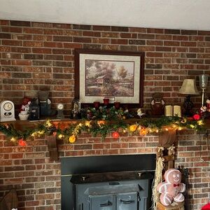 Vintage 1990's Apple and Pear
Pinecone Garland 8 Feet Long
